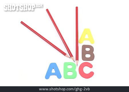 
                Bleistift, Abc, Alphabet                   