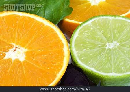 
                Orange, Limette                   