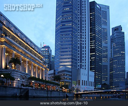 
                Metropole, Wolkenkratzer, Singapur                   