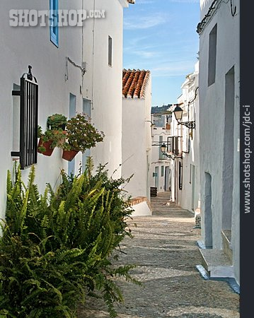 
                Dorf, Gasse, Andalusien                   