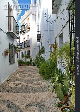
                Gasse, Mosaik, Andalusien                   