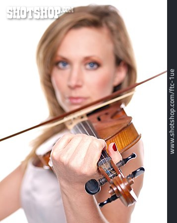 
                Hand, Musizieren, Violinistin, Geigen                   