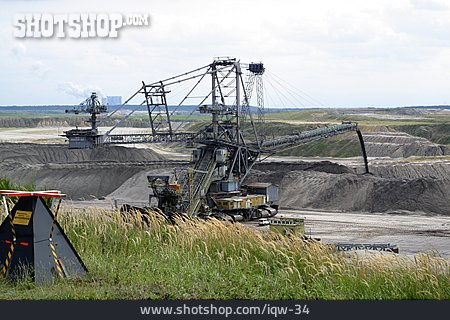 
                Tagebau, Schaufelradbagger, Braunkohlebergbau, Braunkohlebagger                   