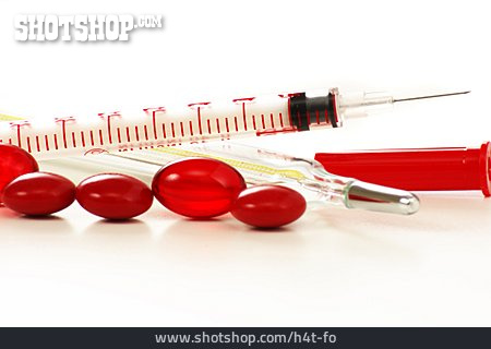 
                Gesundheitswesen & Medizin, Tablette, Spritze, Injektion                   