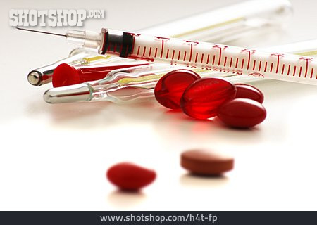 
                Gesundheitswesen & Medizin, Tablette, Spritze, Fieberthermometer                   