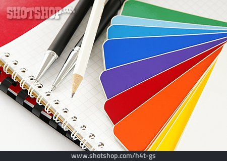 
                Farbfächer, Farbwahl, Farbfestlegung, Farbskala                   