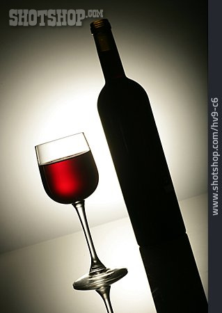 
                Weinflasche, Rotwein                   