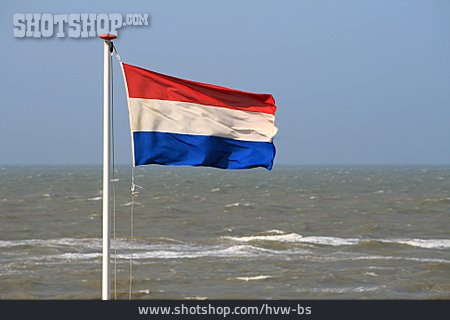 
                Flagge, Niederlande, Niederländische Flagge                   