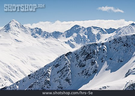 
                Gebirge, Winterlandschaft, Schnee                   
