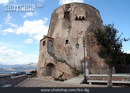 
                Sardinia, Arbatax, Spanish Tower                   