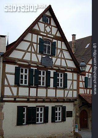 
                Fachwerkhaus, Marbach Am Neckar, Schillerhaus                   