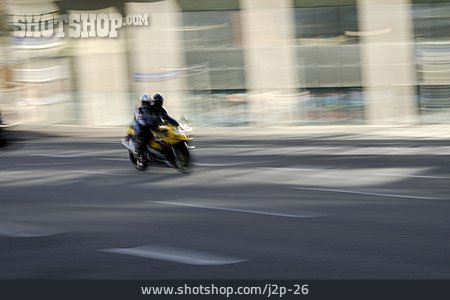 
                Bewegung & Geschwindigkeit, Motorrad, Motorradfahrer                   