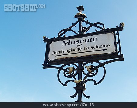 
                Hamburg, Wegweiser, Museum Für Hamburgische Geschichte                   