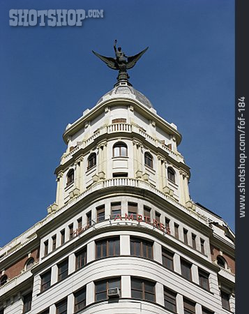 
                Fassade, Immobilie, Altbau, Madrid                   