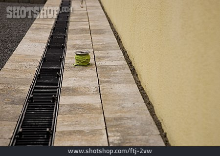 
                Baustelle, Straßenbau, Pflasterarbeiten                   