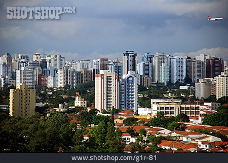 
                Stadtansicht, Wolkenkratzer, Sao Paulo                   