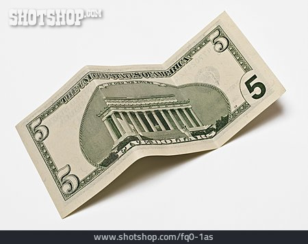 
                Banknote, Dollarnote, 5 Dollars                   