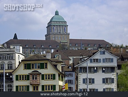 
                Stadtansicht, Universität, Zürich                   