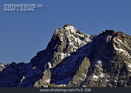 
                Gebirge, Zugspitze, Zugspitzgipfel                   