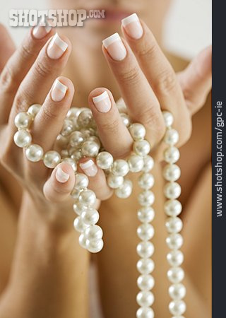 
                Luxus, Schmuck, Perlenkette, Perlen                   
