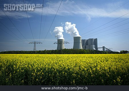 
                Industrie, Industrielandschaft, Kraftwerk, Energiegewinnung, Braunkohlekraftwerk                   