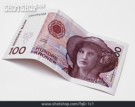 
                Währung, Einhundert Kronen, Norwegische Kronen                   