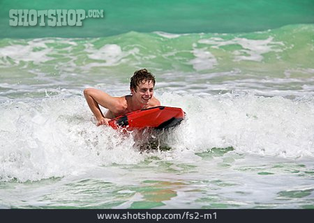 
                Wassersport, Surfer, Surfbrett, Bodyboard, Bodyboarder                   