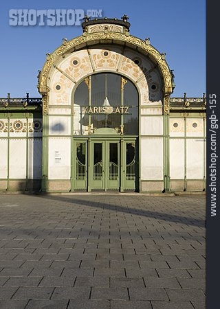 
                Wien, Otto-wagner-pavillon, Jugendstil, Karlsplatz                   
