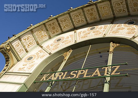 
                Wien, Otto-wagner-pavillon, Jugendstil, Karlsplatz                   