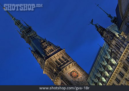 
                Hamburg, Rathaus, Rathausturm                   