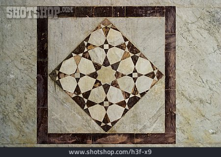 
                Muster, Mosaik, Orientalisch, Marmorboden                   