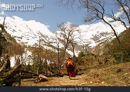 
                Mönch, Nepal, Himalaya                   