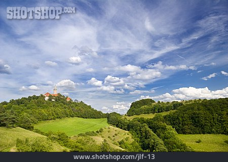 
                Landschaft, Seitenroda, Leuchtenburg, Thüringen                   
