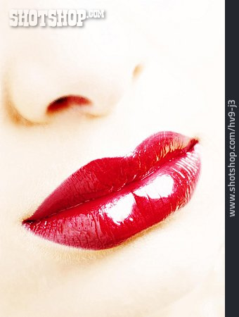 
                Lippen, Mund, Rote Lippen                   