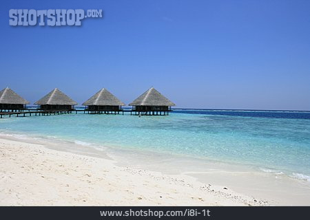 
                Strand, Malediven, Wasserbungalow, Rannalhi                   