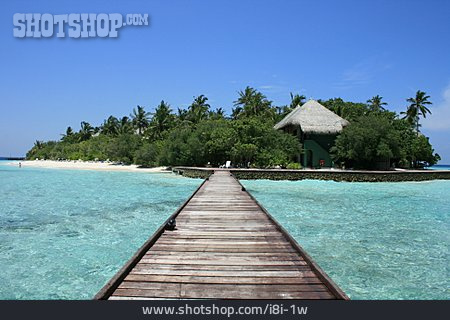 
                Steg, Insel, Malediven                   