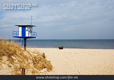 
                Strand, Mecklenburg-vorpommern, Strandwache, Ahlbeck                   