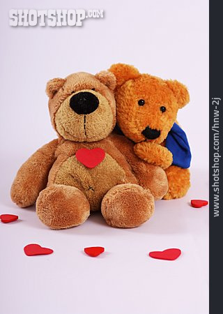 
                Teddybär, Liebesbotschaft, Kuscheltier                   