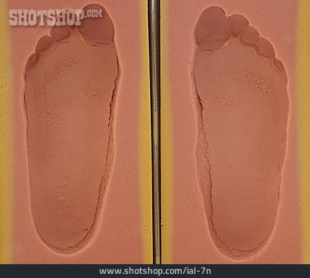 
                Fußabdruck, Orthopädie                   