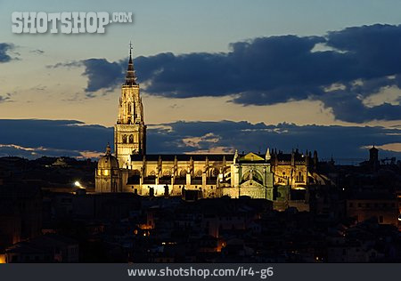 
                Kirche, Kathedrale, Santa Maria, Toledo                   