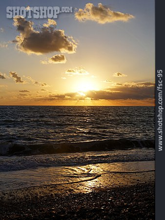 
                Sonnenuntergang, Mittelmeer, Zypern                   