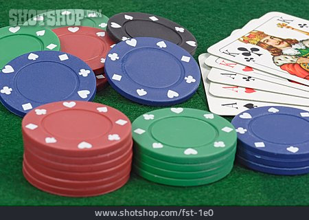 
                Poker, Kartenspiel, Jeton, Full House                   