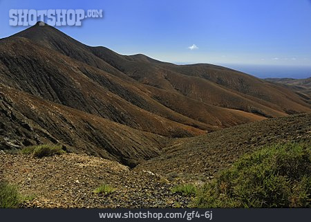 
                Landschaft, Gebirge, Kanarische Inseln, Fuerteventura                   