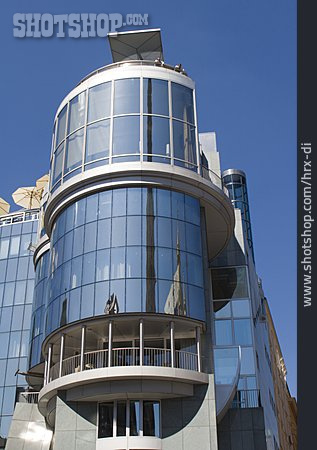 
                Moderne Baukunst, Turm, Glasfassade                   