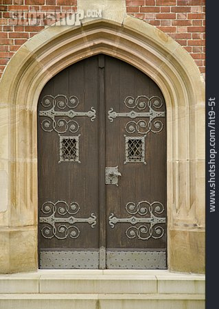 
                Tür, Portal, Spitzbogen, Tudorbogen                   