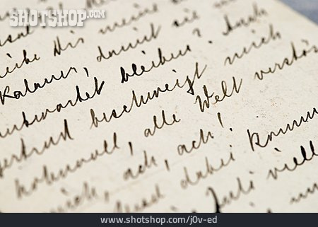 
                Alt, Brief, Handschrift                   
