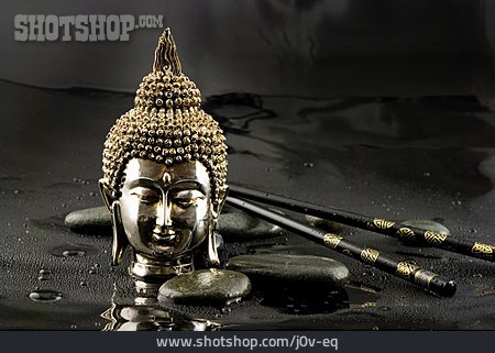 
                Buddhismus, Asiatisch, Essstäbchen                   