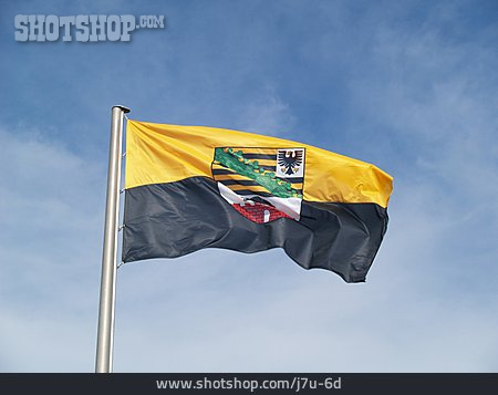
                Sachsen-anhalt, Bundesland, Landesflagge                   