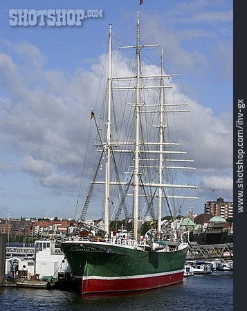 
                Hamburg, Segelschiff, Dreimaster, Rickmer Rickmers, Museumsschiff                   
