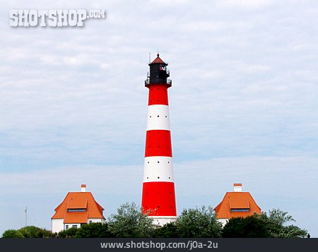 
                Leuchtturm, Eiderstedt, Westerheversand                   